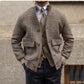 Cropped Slim-Fit Tweed Bomber Jacket with Fleece and Stand Collar