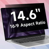 ANTOGOO V Laptop Privacy Screen 14 Inch (1920x1080) Anti Blue Light Glare & Anti Scratch Computer Privacy Shield for HP 14" Laptop/HP Pavilion 14/HP Chromebook 14/HP Stream 14/HP ProBook 14