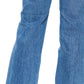 Women's High-Waisted Loose Fit Denim Jeans with Pockets