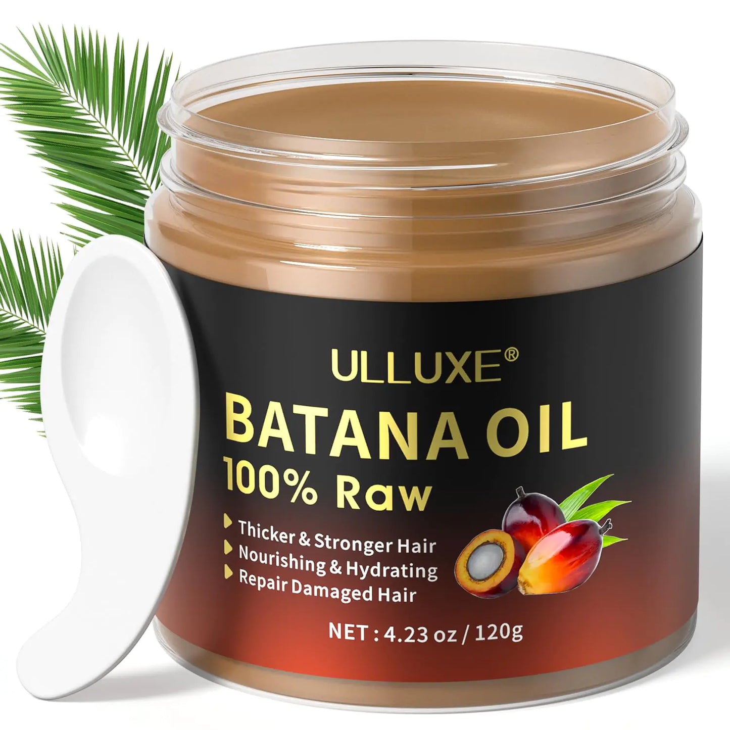 Batana Oil for Hair Growth Dr Sebi Organic Raw Batana Oil from Honduras Unrefined Batana Hair Oil Prevents Loss for Men & Women Enhances Hair Thickness Nourishing Fuller Thicker Hair