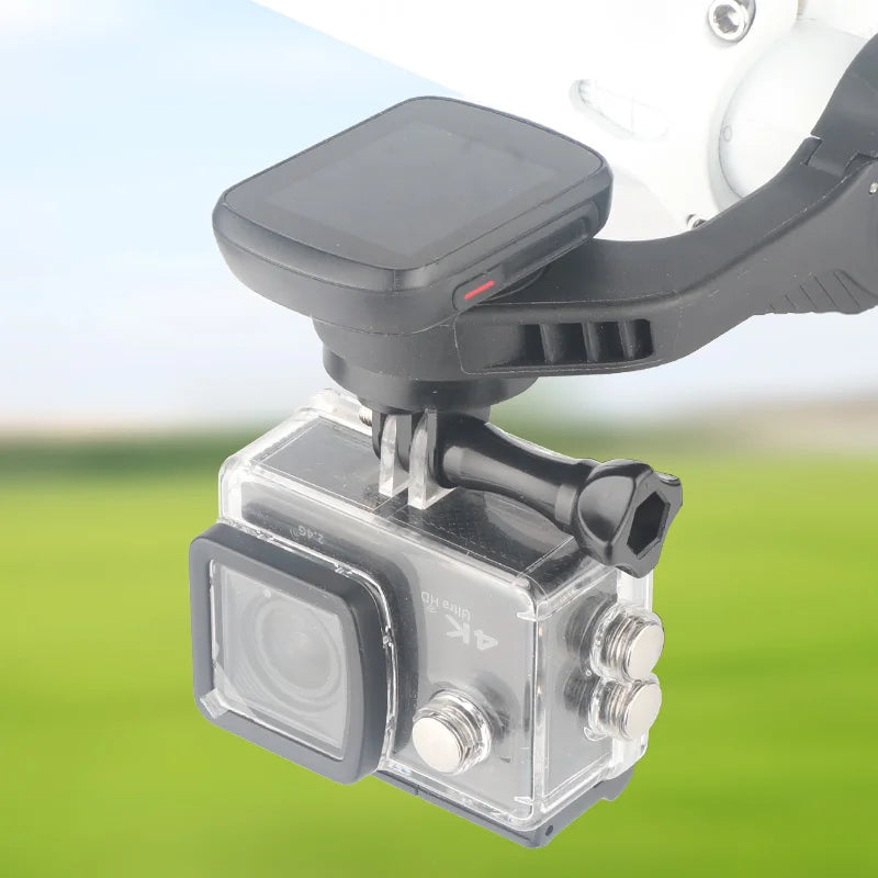 Bicycle Computer Mount Bracket Fixed Base Quick Repair Accessories for Garmin Gopro Camera Headlight Adapter Replacement Parts
