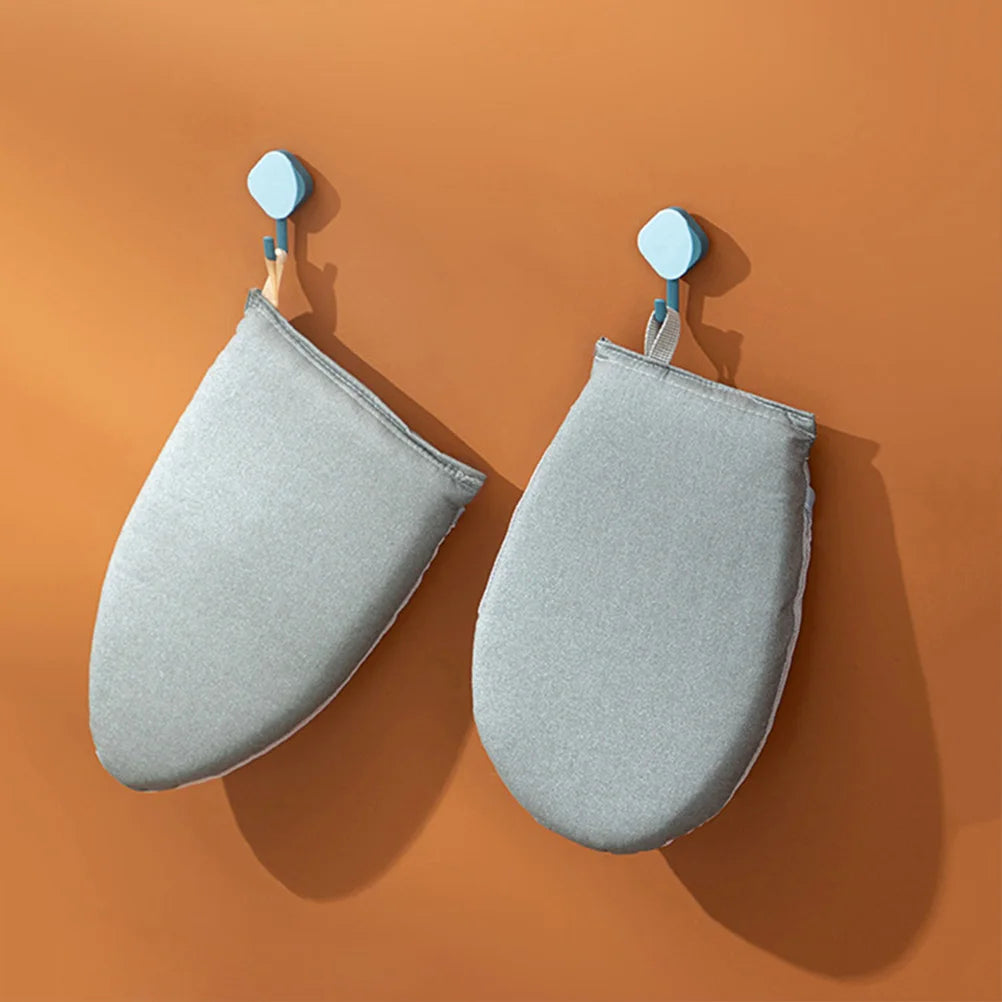2pcs Mini Boards Foldable Heat Resistant Wall Hanging Accessories Ergonomic Home Ironing Plate Household Ironing Supply Grey