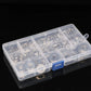 180/360/580/684/1010PCS Stainless Steel Washer M2 M3 M4 M5 M6 M8 M10 M12 Flat Washers Ring Plain Washer Gaskets Assortment Kit