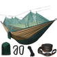 Lightweight Camping hammock with mosquito net Comfortable for Outdoor  Durable breathable 210T parachute nylon material Hammocks
