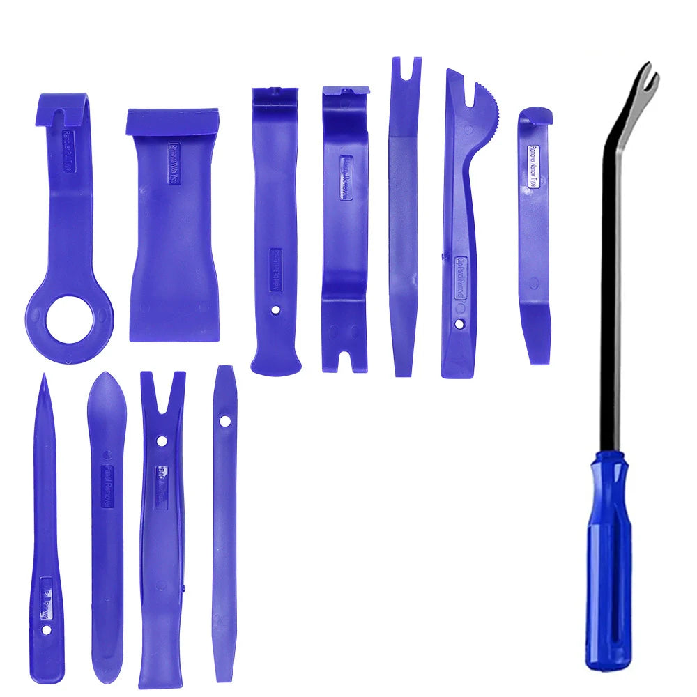 Auto Door Clip Panel Trim Removal Tool Car Audio Disassembly Kits Navigation Disassembly Installer Prying Automobile Nail Puller