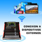 Professional Mixing Console 12 Channel Mezclador Digital Audio Mixer for Studio /Live Performances/Church