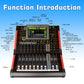 Professional Mixing Console 12 Channel Mezclador Digital Audio Mixer for Studio /Live Performances/Church