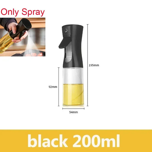 Oil Spray Plastic Household Kitchen Oil Spray Bottle Nebulizing Mist Filling Cooking Dual Use BBQ Camping Large Capacity