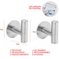 Self-Adhesive Toilet Paper Holder Bathroom Stainless Towel Holder Toilet Punch-free Roll Paper Holder Kitchen Hook Storage Holde