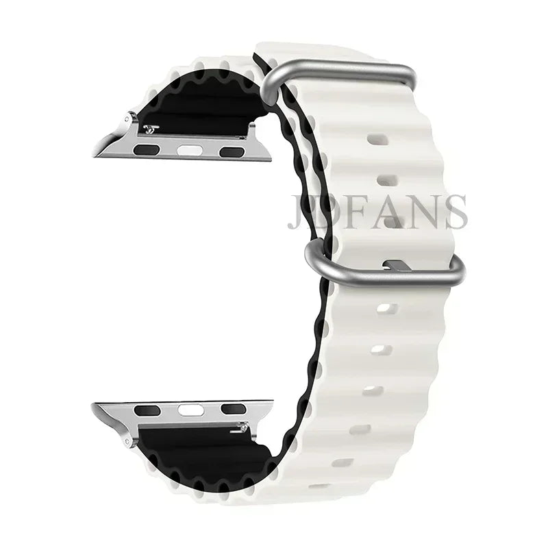 Straps for Apple Watch Band 44mm 40mm 45mm 49mm 41mm 42mm 38mm 46mm ocean bracelet correa iWatch series 7 6 3 se 8 Ultra 2 9 10