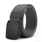 Men's Canvas Belt Plastic Buckle Metal-Free Tactical Waist Belt Outdoor Hiking Webbing Nylon Belt Women's Belt Neutral Belts New