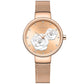 Women Watch NAVIFORCE Top Luxury Brand Steel Mesh Waterproof Ladies Watches Flower Quartz Female Wristwatch Charming Girl Clock