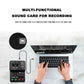 2 Channels Professional Portable Audio Interface Sound Card Console Mini USB MIXER for Guitar Recording Studio Singing TEYUN Q12