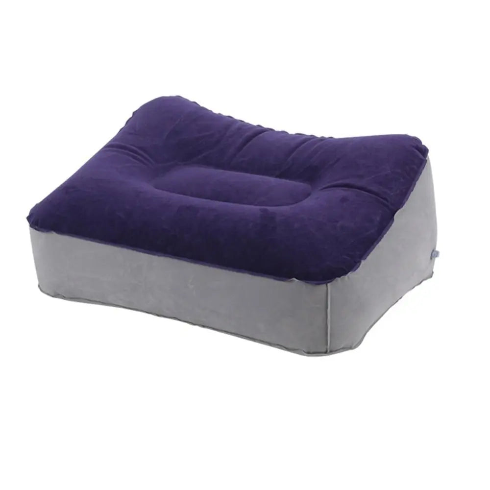 Inflatable Soft Footrest Pillow PVC Inflatable Foot Rest Pillow Cushion Air Travel Office Home Leg Up Relaxing Feet Almohada