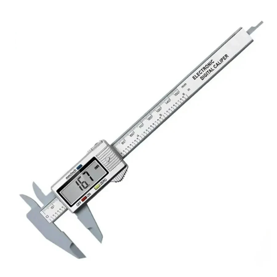 Digital Vernier Caliper 150Mm Plastic Measuring Tool With Lcd Display For Students Engineers Mini Precision Ruler