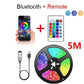 Led Strip Lights Bluetooth Control RGB LED Lights for TV USB 5V Led Tape for TV Backlight Room Party Decoration Party Wedding