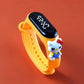 Disney Fashion Mickey Children Watches For Girls Electronic Bracelet Sports Touch LED  Doll Kids Watch Women Waterproof Clock