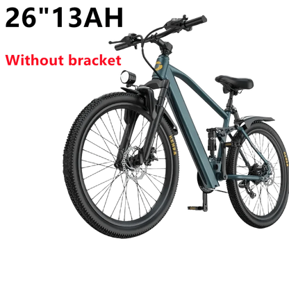 Commuter Electric Mountain Bike Electric Bicycles for Adults with 30-Mile Range, 19 MPH, 500W Brushless Motor, 26" 24" Tires