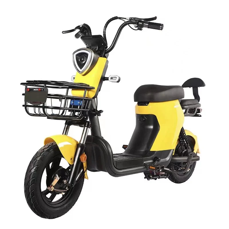 2023 Factory-Recommended E Bike E Bicycle 500W Electric Bike Electric Bicycle with 48V/60V Lead- Acid Battery for Adults