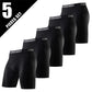 Men Boxers Sports Underwear Underpants Gym Shorts M L XL Black Quick-Drying Sweatpants Moisture Absorption Breathable Fitness