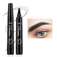 4 fork microblading eyebrow pencil waterproof eyebrow pencil natural long-lasting eyebrow makeup five colors