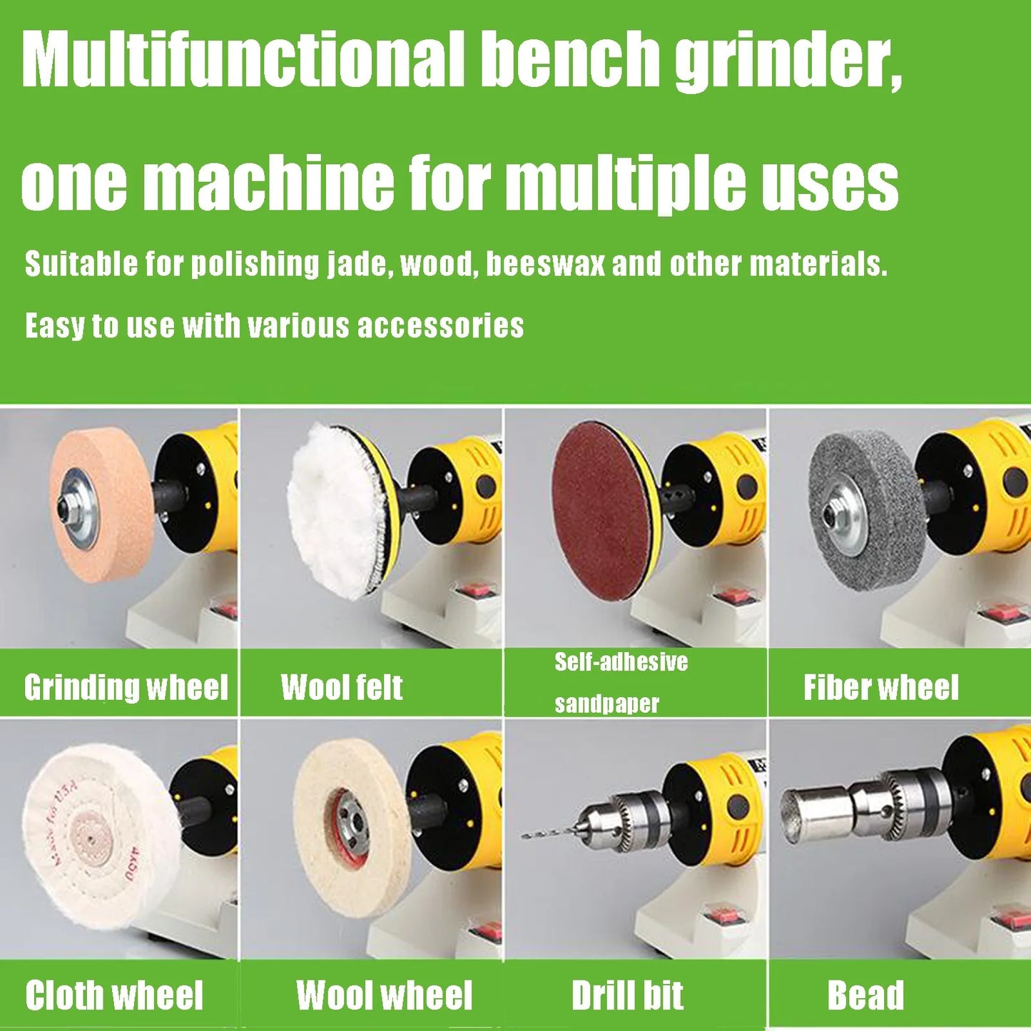 850W Desktop Polishing Machine Mini Table Saw Stone Jade Engraving Machine Grinding Polishing for Metal Wood Cutting Machine