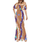 Elegant 2025 Premium Polynesian Puakenikeni Hawaiian Floral Print Made to Order Couture Fishtail Skirt Tonga Charming Style