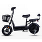 2024 Cheap Electric Bicycle 350W 48V Step Through 14 Inch Electric Cycle Electric Bike Scooter With Pedal