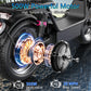 Electric Scooter with Basket for Adults, 650W Peak Motor, Full Suspension, Motor Escooter Suitable for Commutting Travel