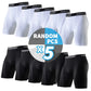 Men Boxers Sports Underwear Underpants Gym Shorts M L XL Black Quick-Drying Sweatpants Moisture Absorption Breathable Fitness
