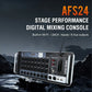 Professional 24-Channel Digital Rack Mixer Audio Mixer DSP Mixer with WIFI Recording Console