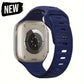 Soft Silicone Strap For Apple Watch Band Ultra 49mm 44mm 45mm 42mm 41mm 42mm 38mm Sport Watchband IWatch Serise 9 8 7 6 Bracelet