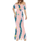 Elegant 2025 Premium Polynesian Puakenikeni Hawaiian Floral Print Made to Order Couture Fishtail Skirt Tonga Charming Style