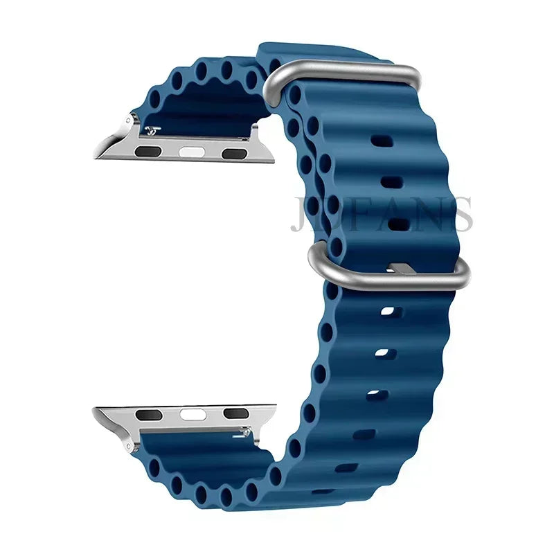 Straps for Apple Watch Band 44mm 40mm 45mm 49mm 41mm 42mm 38mm 46mm ocean bracelet correa iWatch series 7 6 3 se 8 Ultra 2 9 10