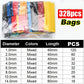 Heat Shrink Tube Kit Thermoresistant Tubing Heat Shrink Wire Wrapping Electrical Connection Cable Insulation Sleeved Protecter