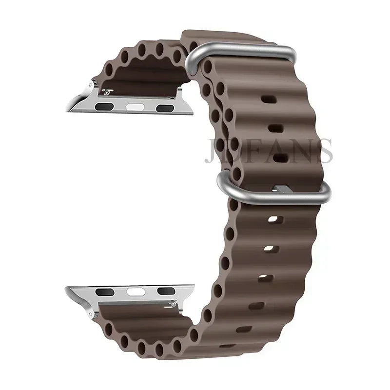 Straps for Apple Watch Band 44mm 40mm 45mm 49mm 41mm 42mm 38mm 46mm ocean bracelet correa iWatch series 7 6 3 se 8 Ultra 2 9 10