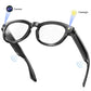 GS380 AI Smart Camera Glasses with Flashlight Take Photo Music Call Pedometer Distance Audio Wearable Video Recording Glasses