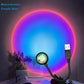 LED Sunset Lamp Nightlights USB Projector Birthday Party Decoration Mood Lights For Bedroom Living Room Wall Photography