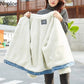 Women's Winter Denim Jacket with Fleece Lining