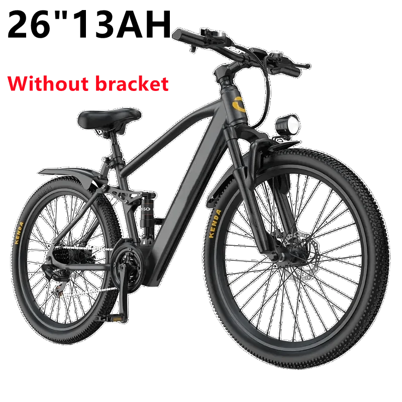 Commuter Electric Mountain Bike Electric Bicycles for Adults with 30-Mile Range, 19 MPH, 500W Brushless Motor, 26" 24" Tires