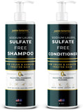 Sodium Lauryl Sulfate Free Shampoo and Conditioner Set Sulfate Free Shampoo and Conditioner For Color Treated Hair ALL NATURAL Women & Men Shampoo and Conditioner SLS Paraben and Sulfate Free Shampoo