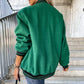 Fashion Women's Color Block Baseball Jacket with Pockets