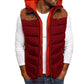 Men's Fashion Color Block Cotton Jacket with Hood