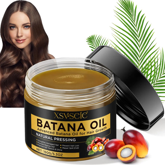 Xsvseie Batana Oil for Hair GrowthRaw Batana Oil from Honduras Organic Batana Hair Oil for Hair Growth Pure Batana Oil for Eliminates Split Ends Increases Shine Reduces Hair Loss for All Hair Types