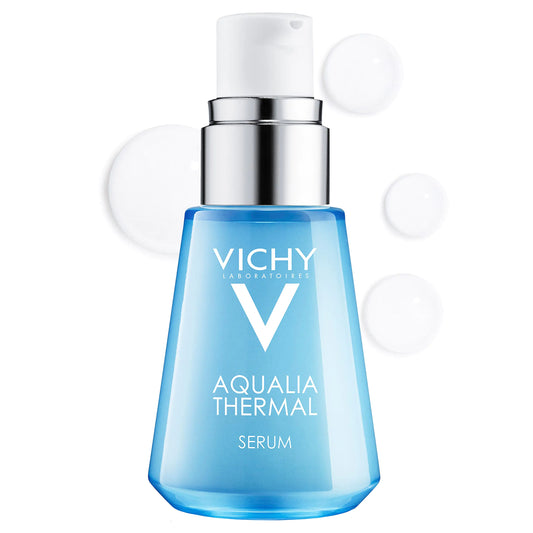 Vichy Aqualia Thermal Hydrating Face Serum Hyaluronic Acid Serum for Face with 97% Natural Origin Ingredients Smooth Fine Lines and Wrinkles Silicone and Mineral Oil Free