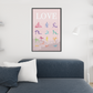 Love Yoga 14 Poses Premium Matte Poster