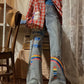 Women's Loose Fit Wide Leg Denim Jeans with Pockets